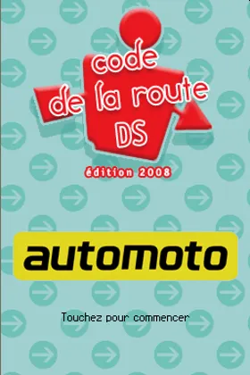 Rijexamen Training 2008 - Code de la Route 2008 (Europe) (Fr,Nl) screen shot title